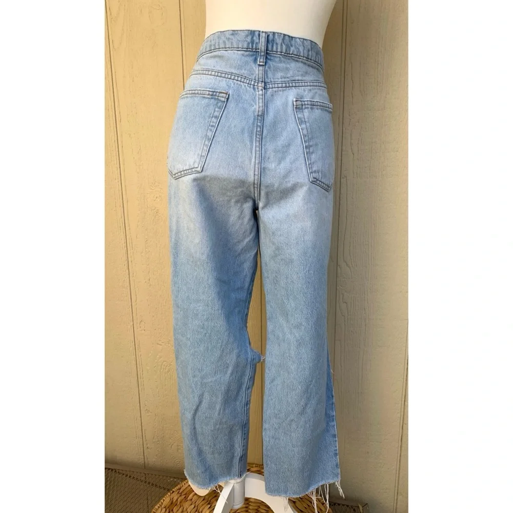BDG High Rise Slim Straight Cropped Jeans 31 Urban Outfitters